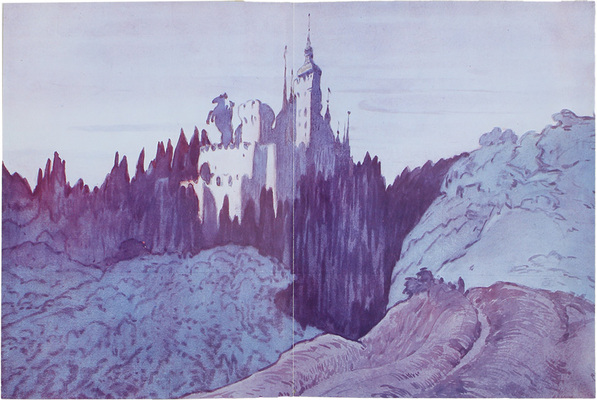 [Рисунки Леона Бакста к балету «Спящая красавица» по сказке Ш. Перро / Музыка П. Чайковского; предисл. Андрея Левинсона]. Paris: Éditeur M. de Brunoff, 1922.